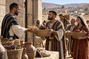 Harvest Offerings at the Ancient Gate