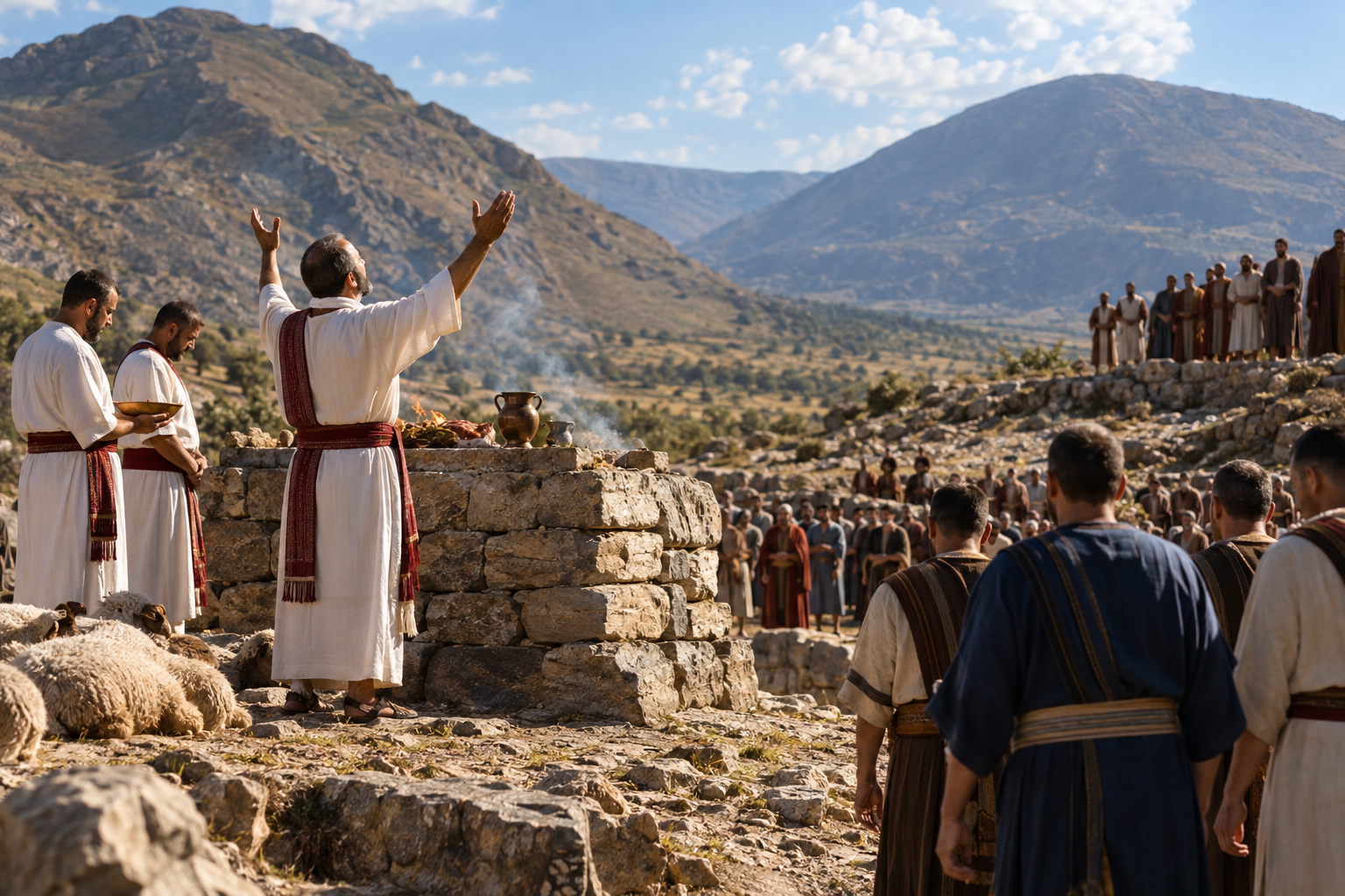 Ancient Mountain Altar Gathering