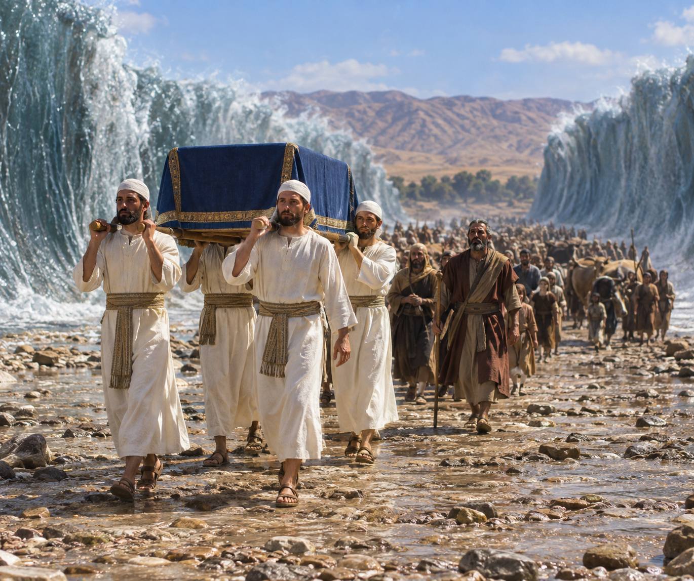 Crossing the Parted Waters