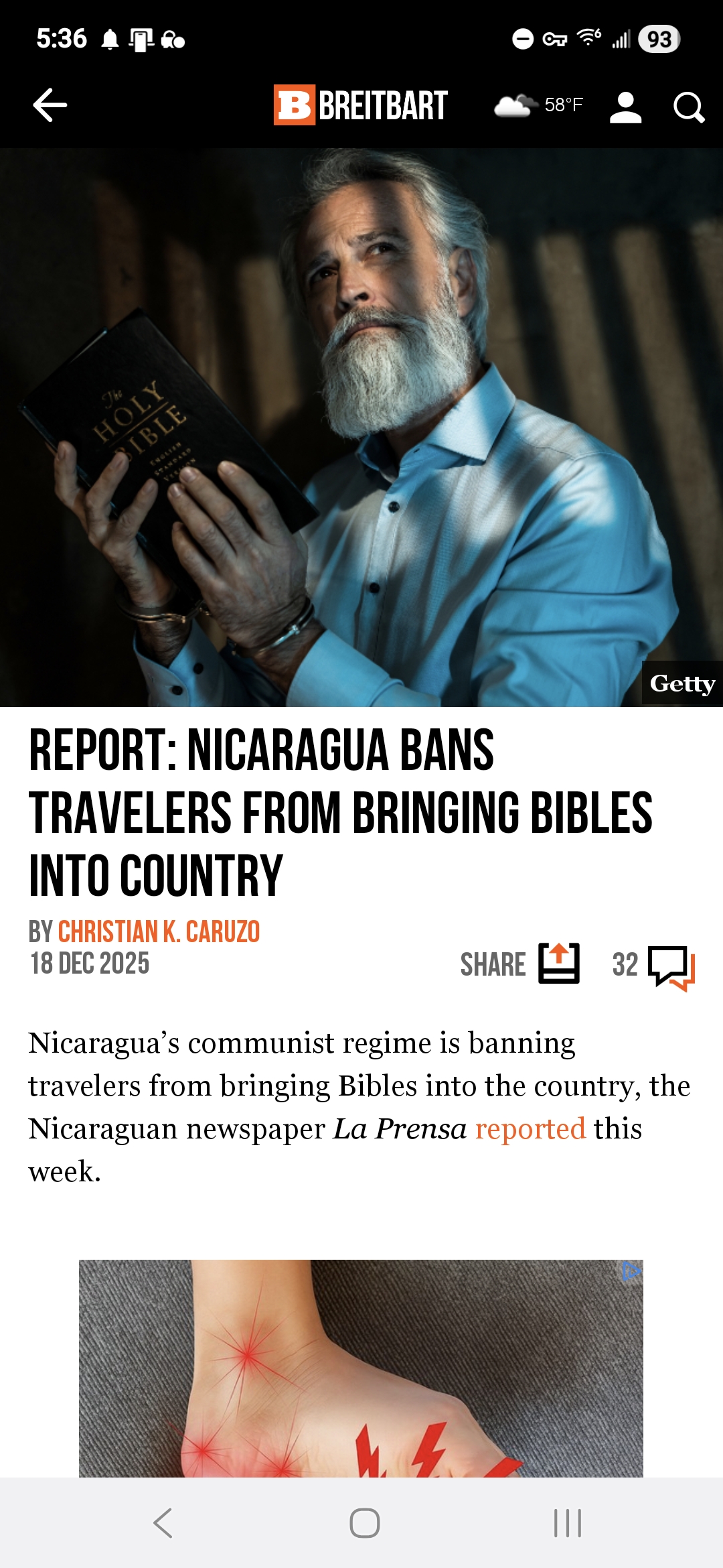 Report: Nicaragua Bans Travelers from Bringing Bibles into Country