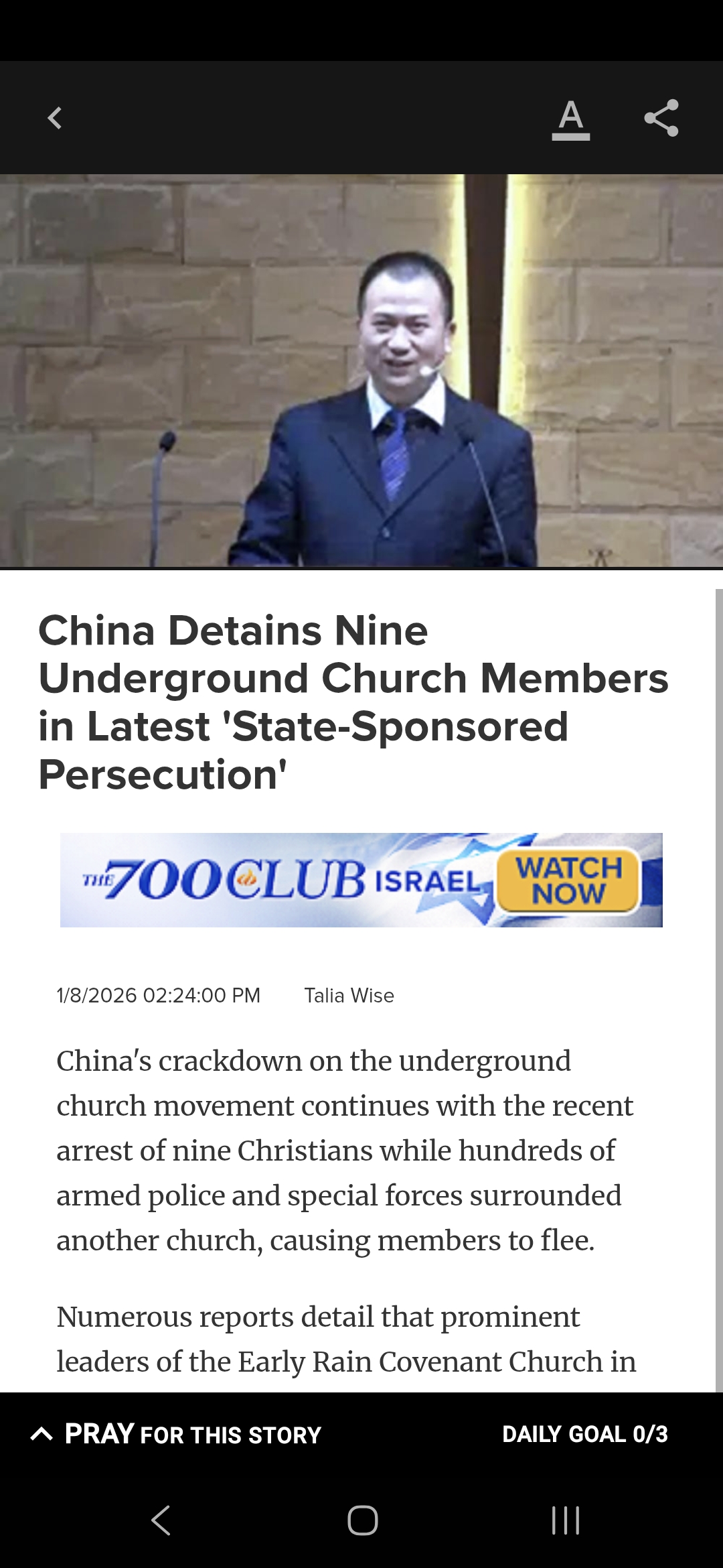 China Detains Nine Underground Church Members in Latest ‘State-Sponsored Persecution’