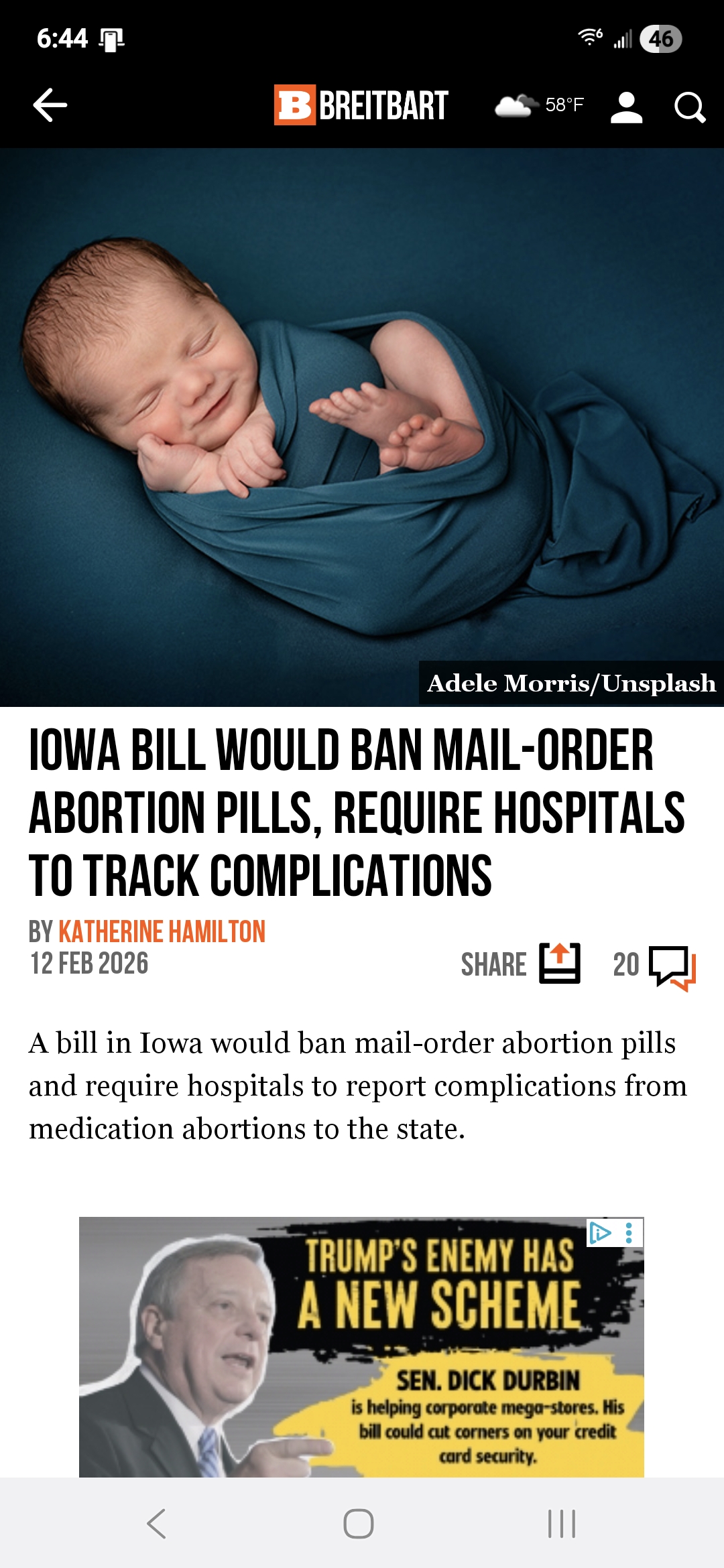 Iowa Bill Would Ban Mail-Order Abortion Pills, Require Hospitals to Track Complications