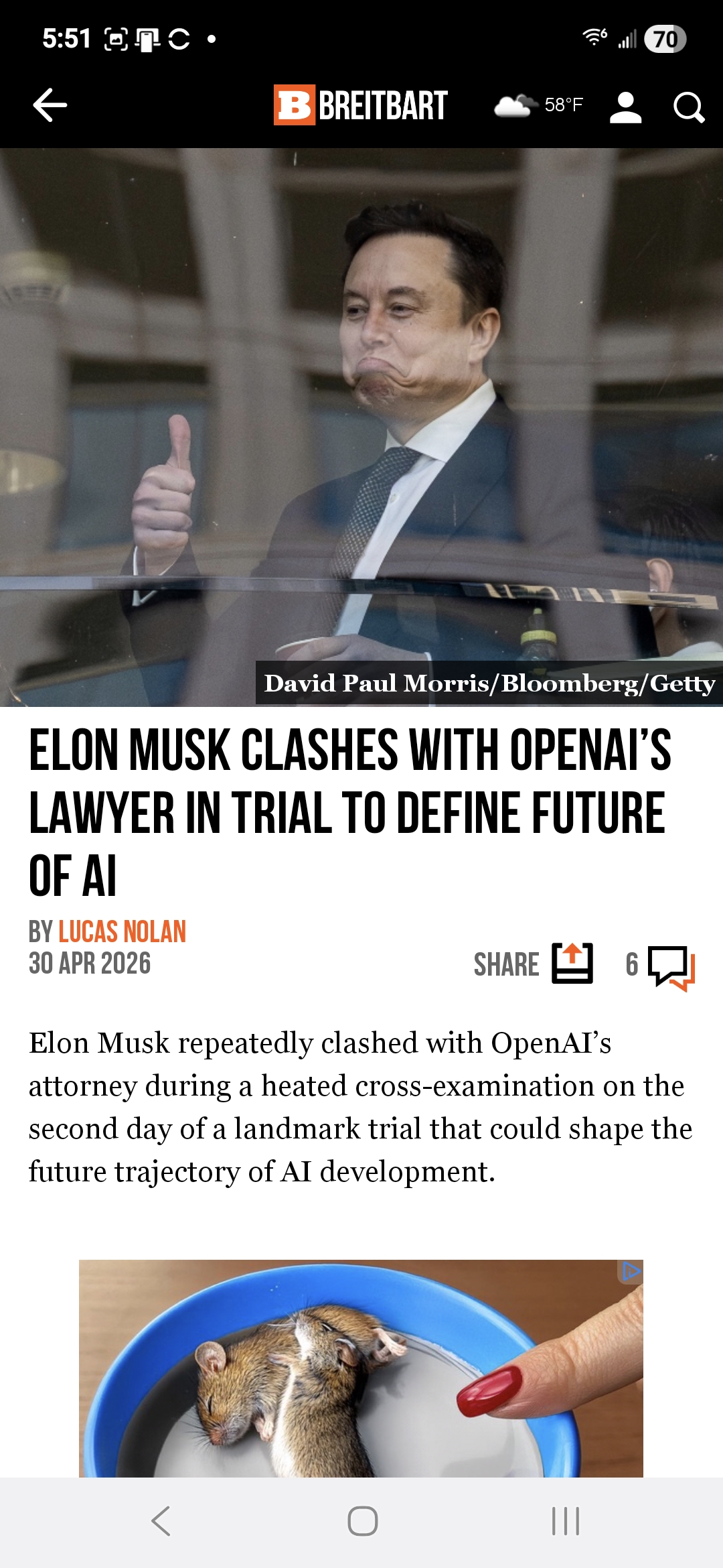 Elon Musk Clashes with OpenAI&rsquo;s Lawyer in Trial to Define Future of AI