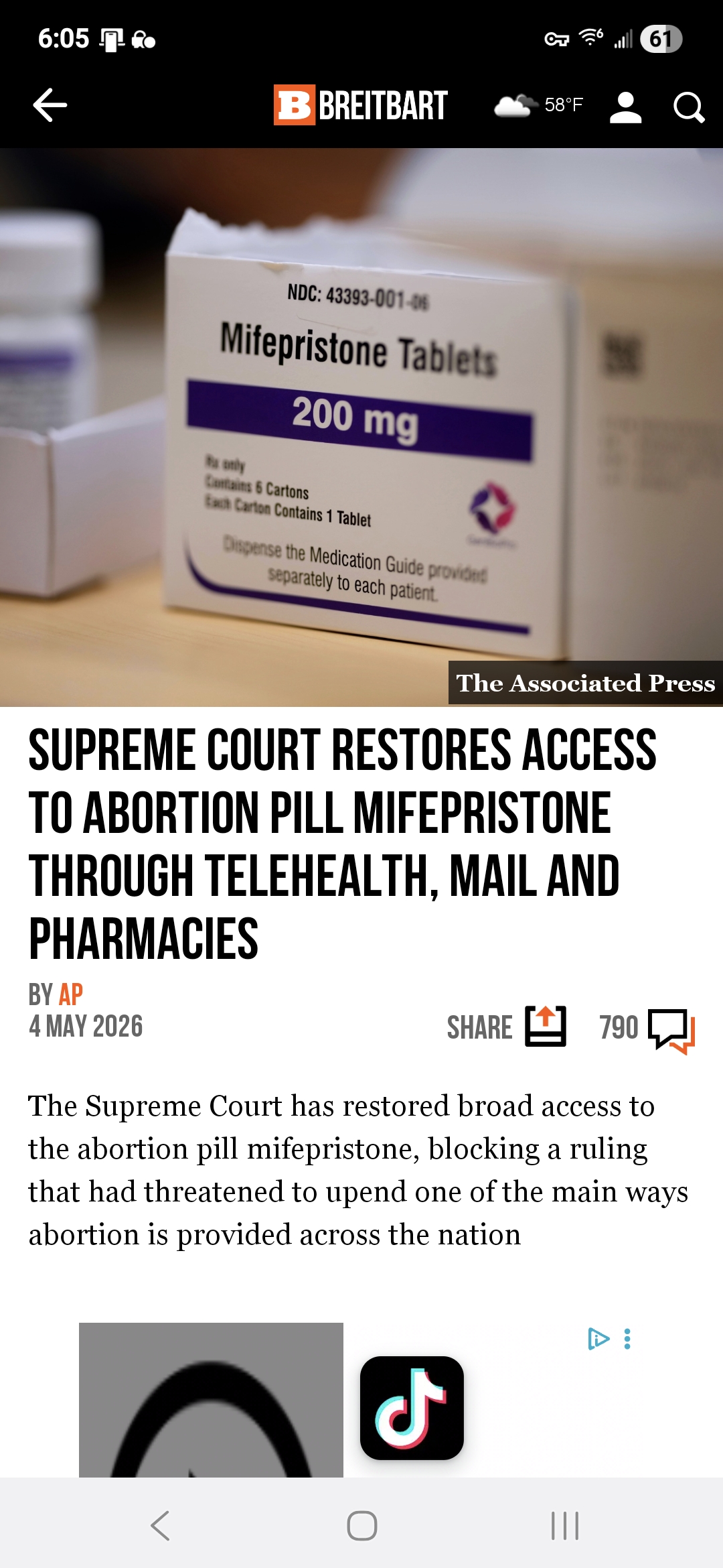 Supreme Court restores access to abortion pill mifepristone through telehealth, mail and pharmacies