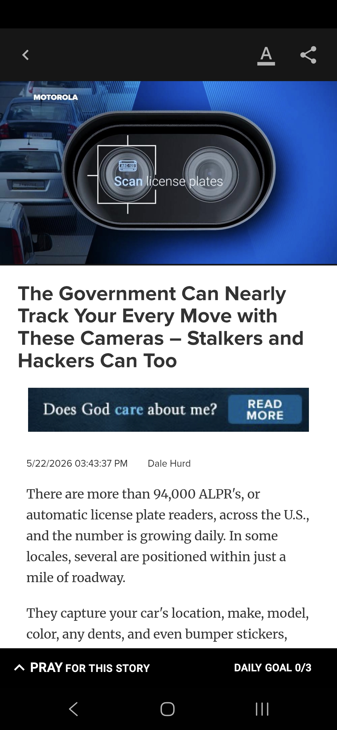 The Government Can Nearly Track Your Every Move with These Cameras &ndash; Stalkers and Hackers Can Too