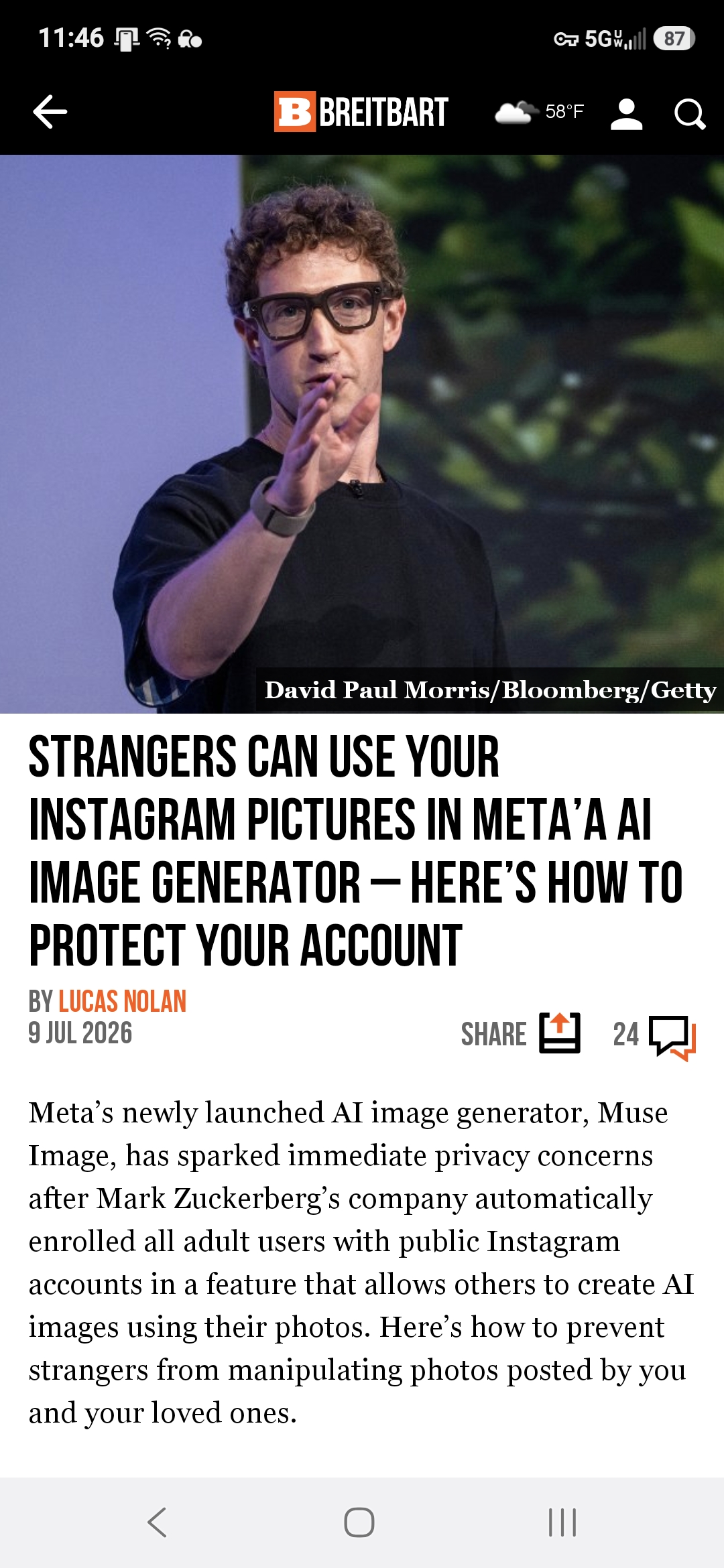 Strangers Can Use Your Instagram Pictures in Meta&rsquo;a AI Image Generator &ndash; Here&rsquo;s How to Protect Your Account