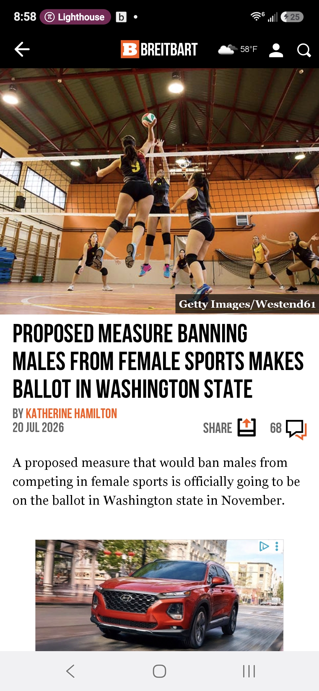 Proposed Measure Banning Males from Female Sports Makes Ballot in Washington State