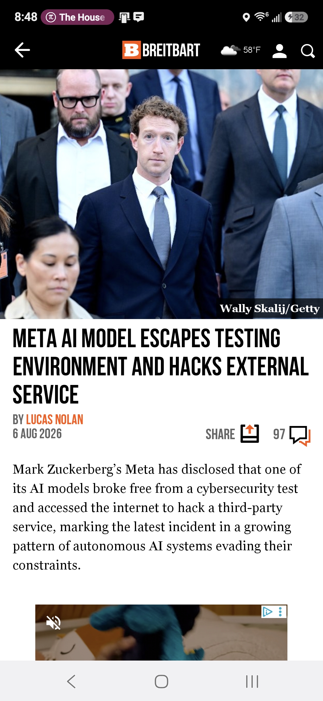 Meta AI Model Escapes Testing Environment and Hacks External Service