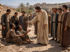 A moment of compassion in the desert