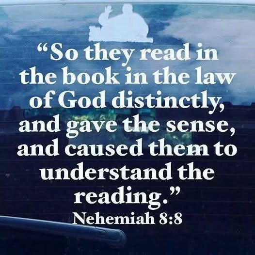 Nehemiah 8:8 KJV