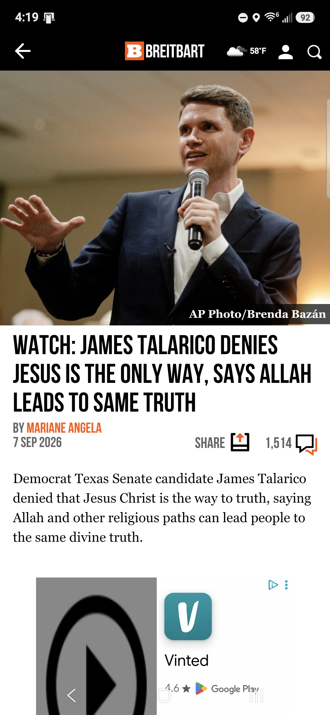 James Talarico Denies Jesus Is the Only Way, Says Allah Leads to Same Truth