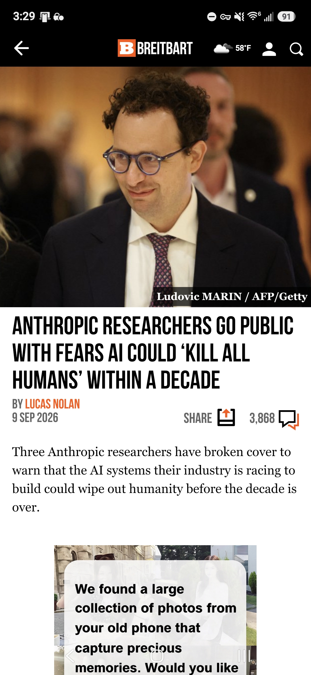 Anthropic Researchers Go Public with Fears AI Could &lsquo;Kill All Humans&rsquo; Within a Decade