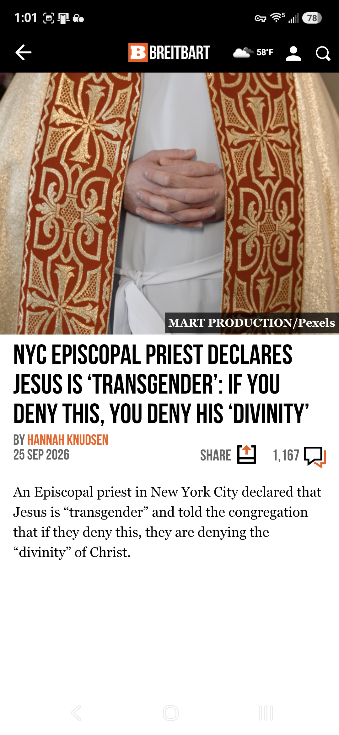 NYC Episcopal Priest Declares Jesus Is &lsquo;Transgender&rsquo;: If You Deny This, You Deny His &lsquo;Divinity&rsquo;