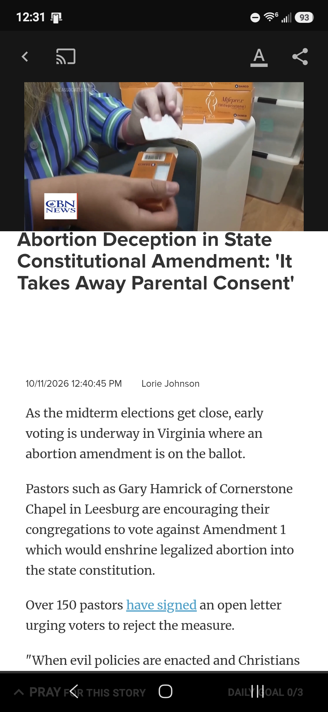 Abortion Deception in State Constitutional Amendment: ‘It Takes Away Parental Consent’