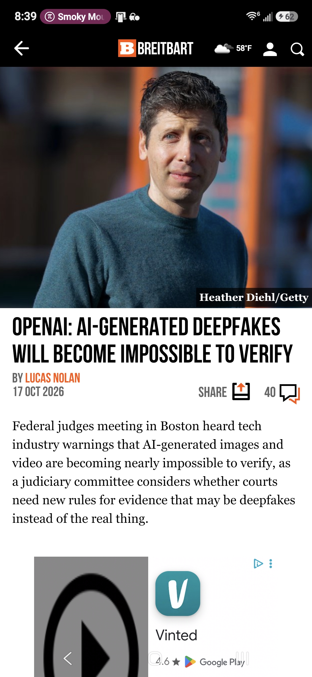 AI-Generated Deepfakes Will Become Impossible to Verify