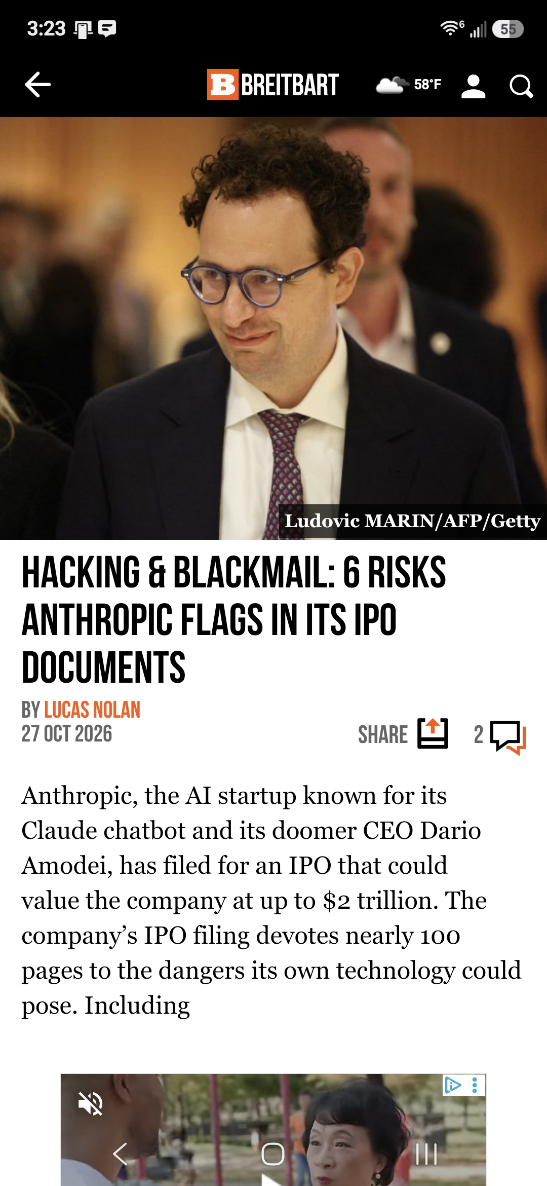 Hacking & Blackmail: 6 Risks Anthropic Flags in Its IPO Documents